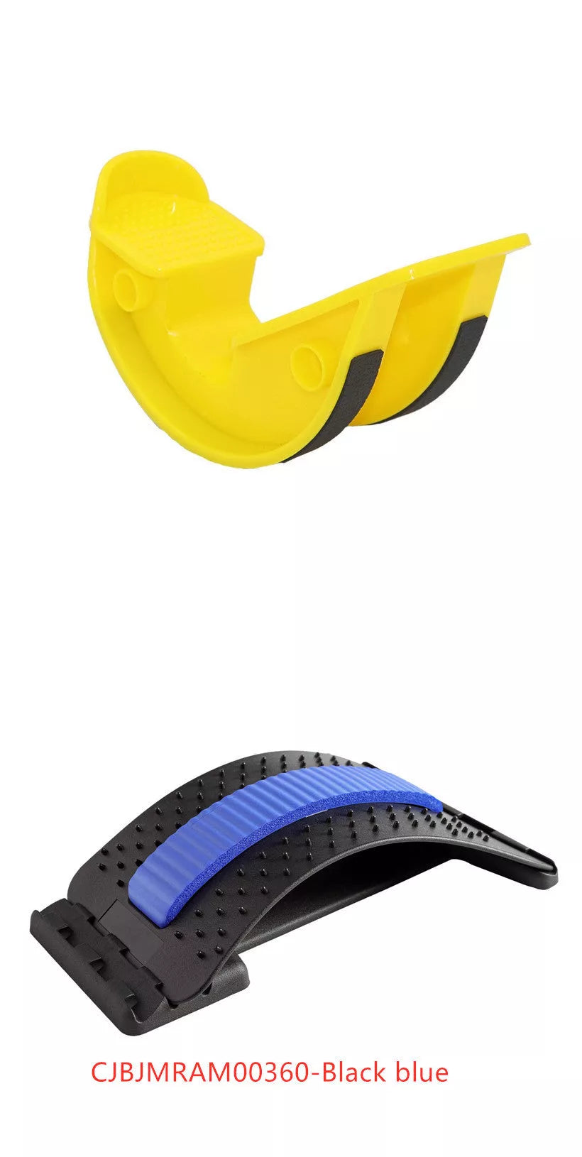 Ergonomic Foot Stretcher Rocker in black for calf and ankle stretching