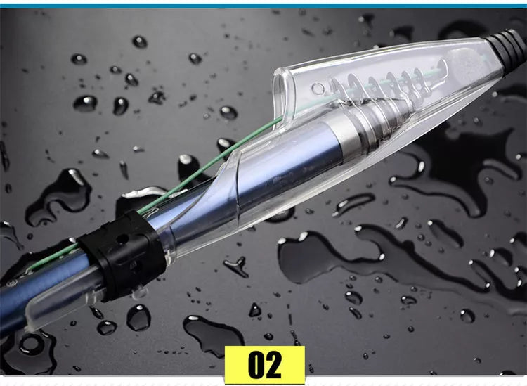 Full Carbon Rock Fishing Rod for sea and hand fishing in blue