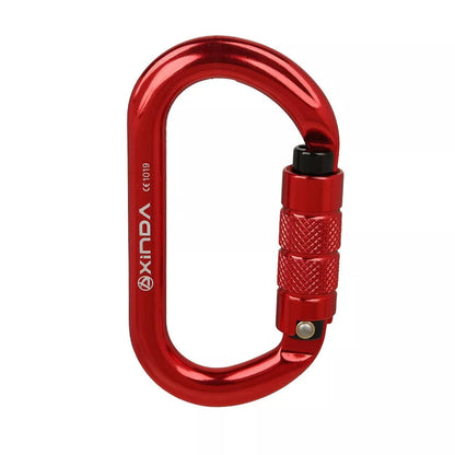 O-shaped Thread Lock Rock Climbing Carabiner in various colors