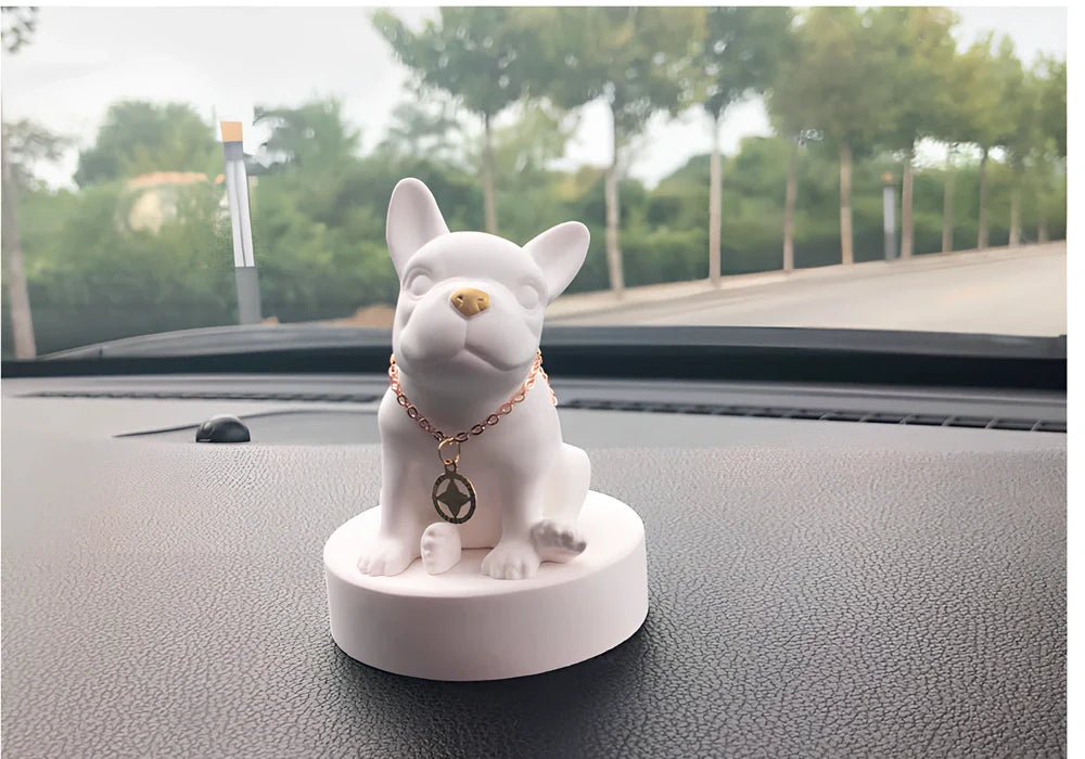 Car perfume aromatherapy decoration measuring 9.5cm × 7cm with mineral powder construction and essential oil