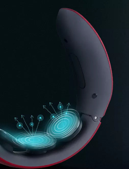 Intelligent Neck Cervical Massager with remote control and USB charging