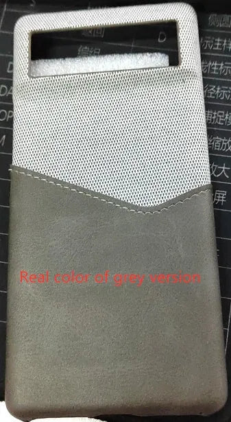 Leather mobile phone case for Google Pixel models: Waterproof and drop-resistant back cover with solid colour injection-moulded design, available in five colours including navy blue and orange