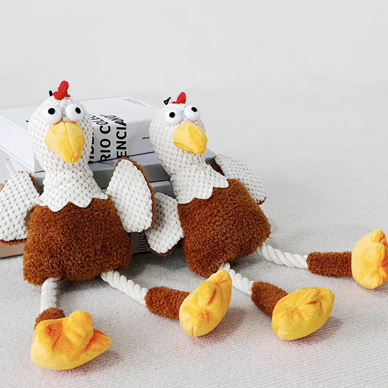 White chew-resistant interactive toy for dogs and cats to relieve boredom