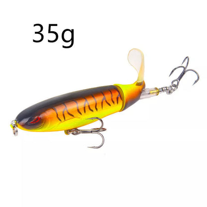 Road Sub-bait Propeller Tractor Hard Bait Floating Water Pencil Lure Bait in various colors