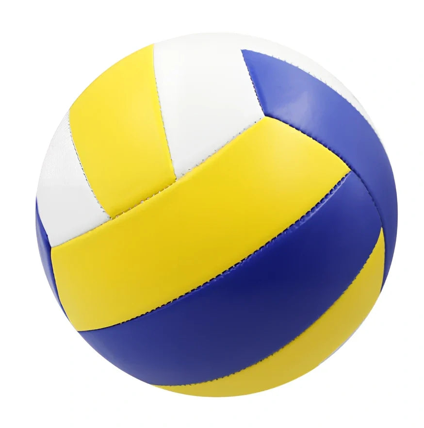 Black polyethylene volleyball net with four sides standard construction showing rope thickness detail