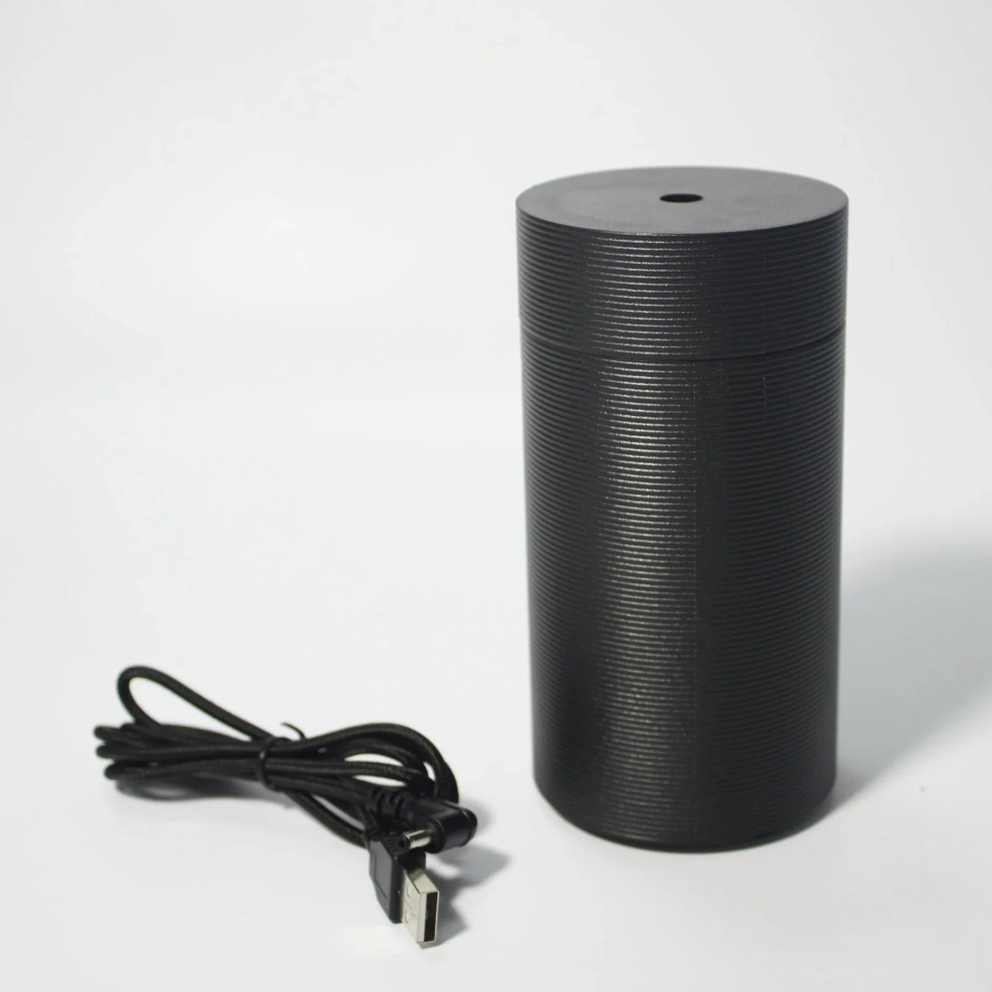 Wood grain ultrasonic aroma diffuser with 150ml water tank and USB connection for car and office use