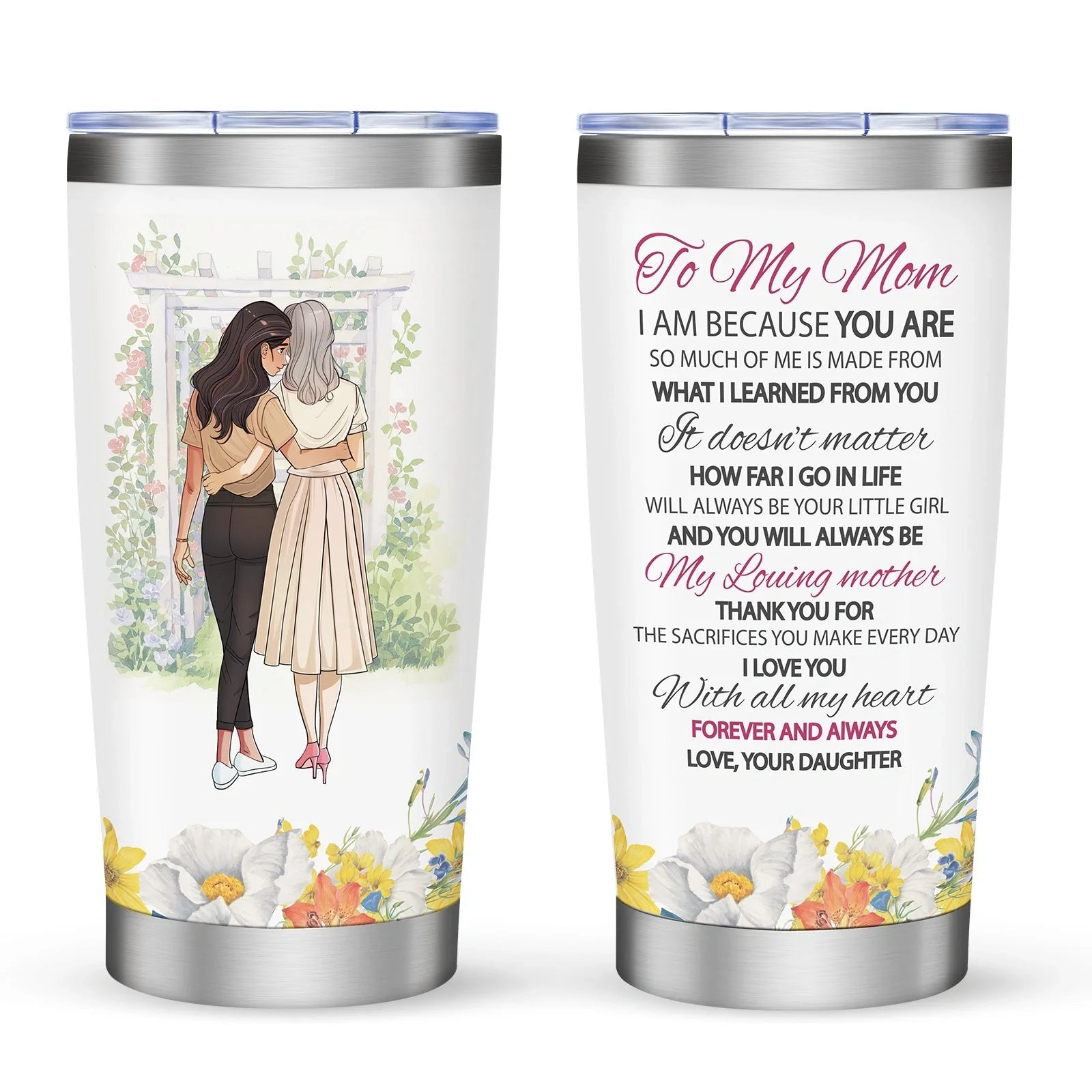 20oz Stainless Steel Car Cup Holder with Leak-Proof Lid and Secure Fit in Vehicle Cup Holder