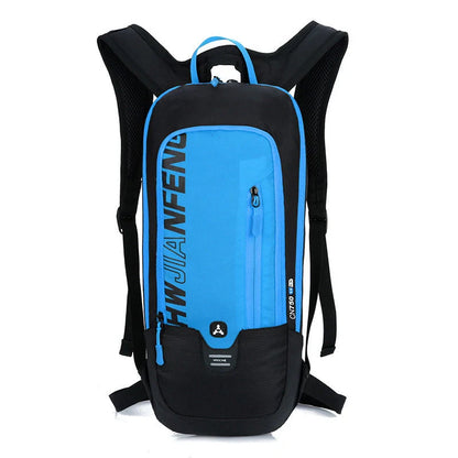 Medium cloth outdoor cycling backpack with balanced dimensions for even weight distribution