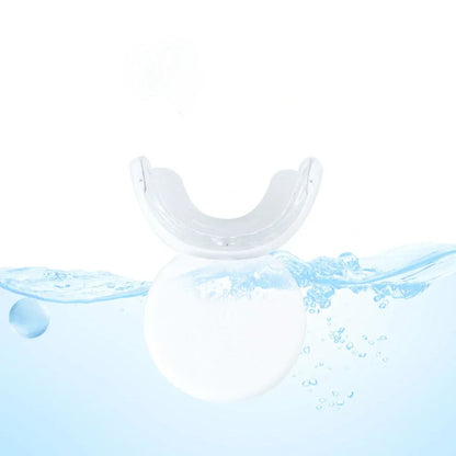 Rechargeable teeth whitening device with LED lamp beads in black, pink, or white