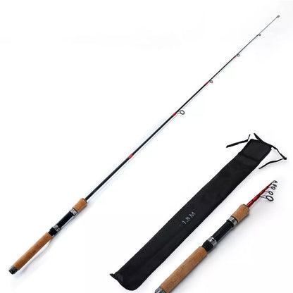 Rice bakelite super hard ice fishing rod in various lengths for durable ice fishing