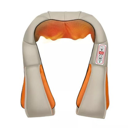 U Shape Electrical Shiatsu Massager with infrared heating for back, neck, and shoulder relief