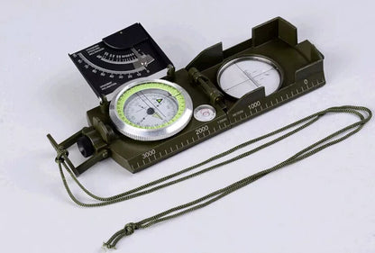 American multi-function K4074 slope gauge in Army Green with luminous dial