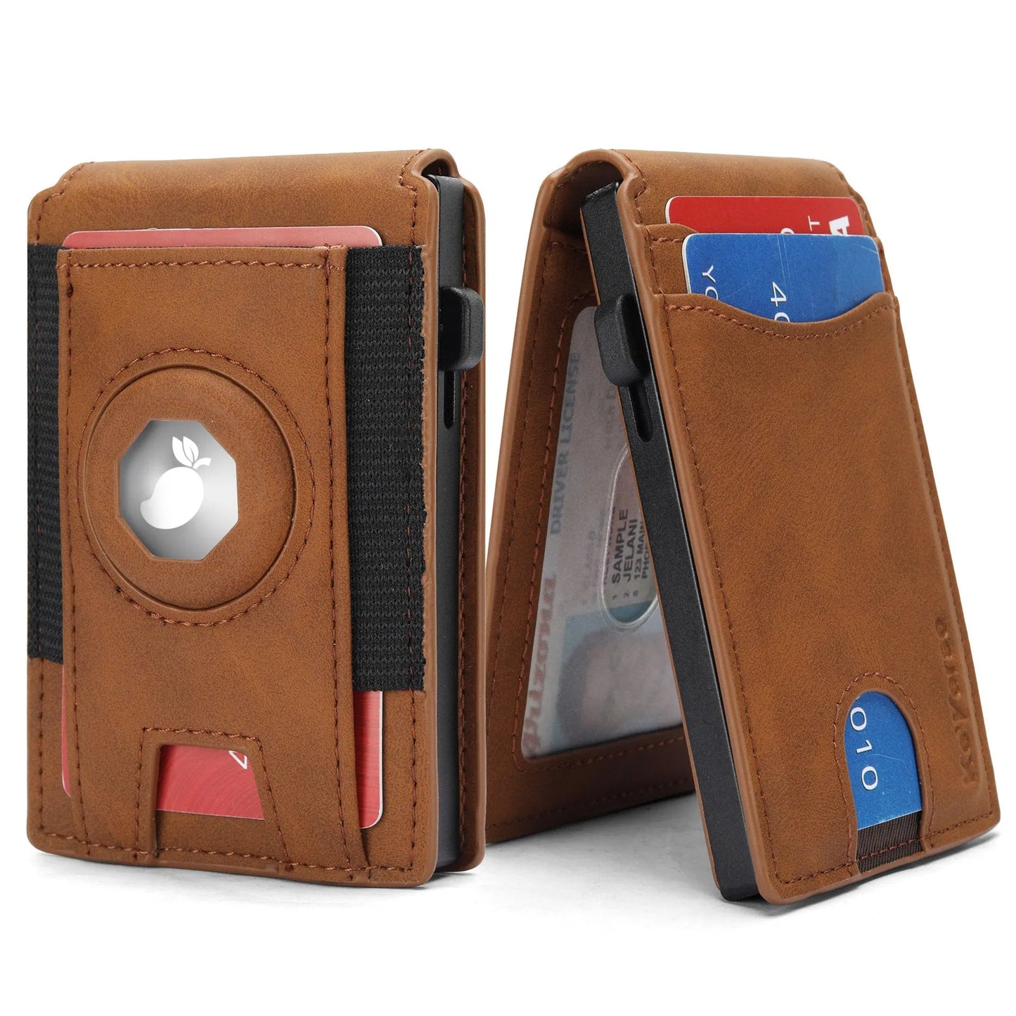 Men's RFID blocking card holder wallet in microfiber available in three colours