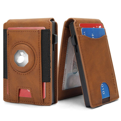 Men's RFID blocking card holder wallet in microfiber available in three colours