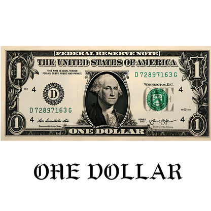 Retro dollar print fashion carpet in multiple sizes from 40cm to 80cm width options for entrance and corridor use