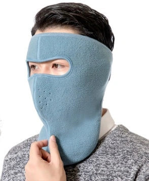 Breathable autumn and winter face masks made of premium microfiber for warmth and style