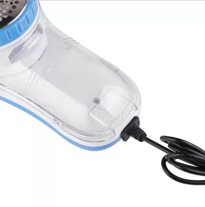 High-power fabric shaver with USB charging and stainless steel blades