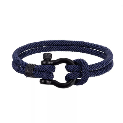 Milan rope bracelet with geometric design in various colors and sizes
