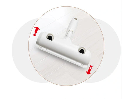 ABS pet hair remover tool in red and blue for efficient cleaning of furniture and carpets