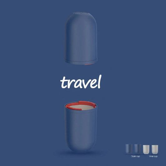 Capsule-shaped travel bottle in various colors with leak-proof design for outdoor use