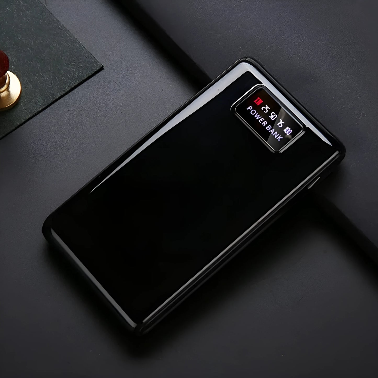 Black and white DIY 18650 battery power bank charging case kit for six cells