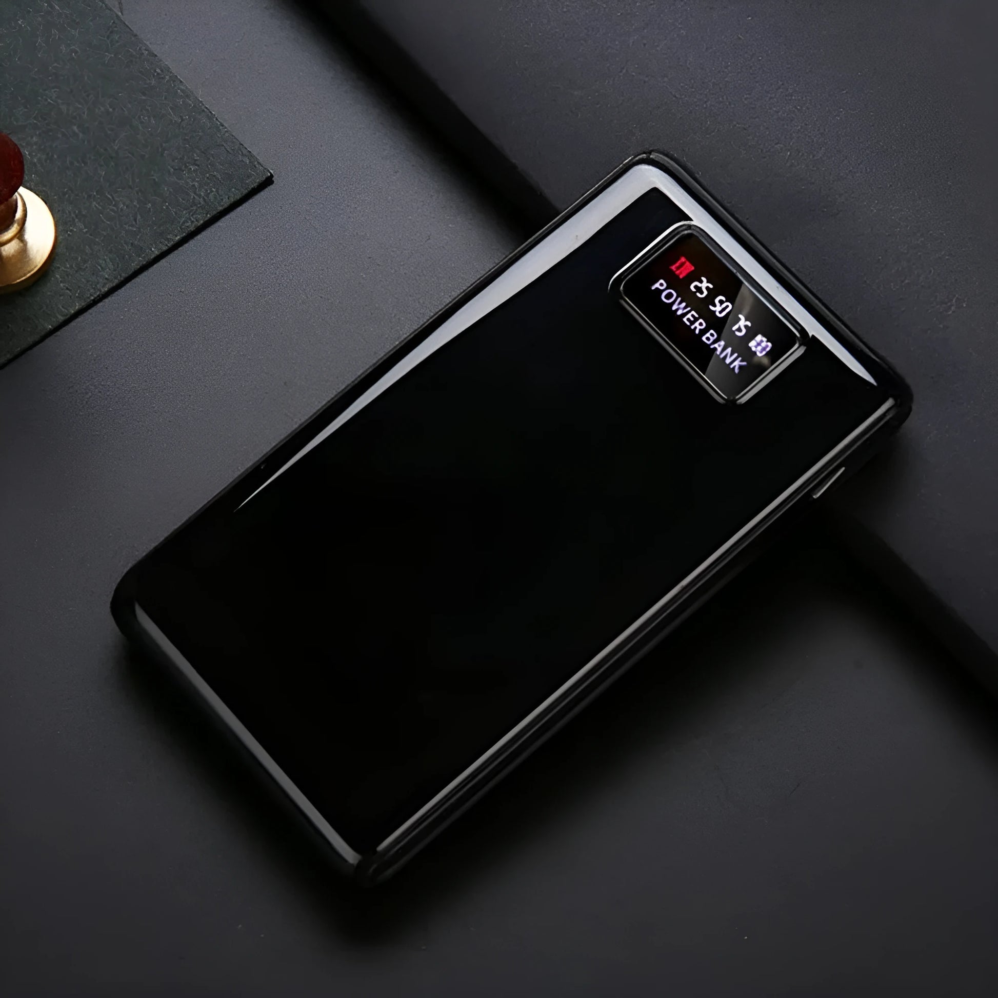 Black and white DIY 18650 battery power bank charging case kit for six cells
