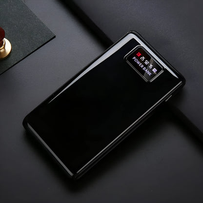 Black and white DIY 18650 battery power bank charging case kit for six cells