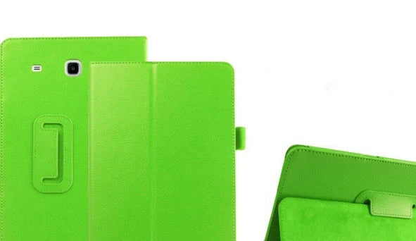 Samsung T560 9.6 inch flat leather protective case with foldable design in various colors