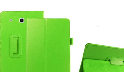 Samsung T560 9.6 inch flat leather protective case with foldable design in various colors