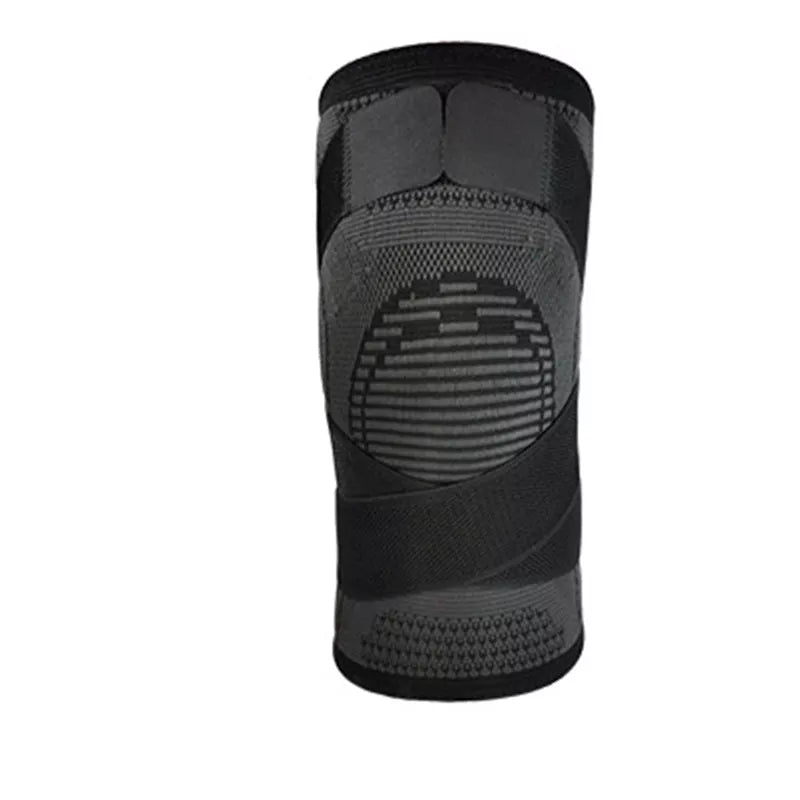 Nylon knitted knee pad for sports and fitness in various colors and sizes