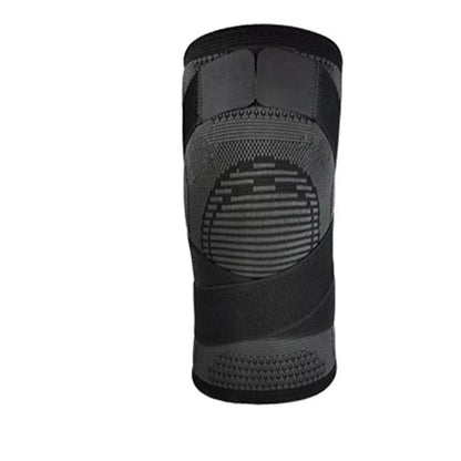 Nylon knitted knee pad for sports and fitness in various colors and sizes