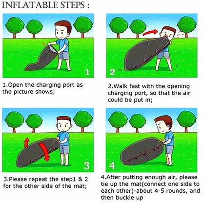 Comfortable and durable inflatable air sofa for outdoor relaxation and lounging