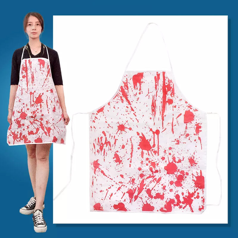 Halloween Horror Knife Flag Pulling Horror Curtain Bed Sheet with multiple horror-themed images