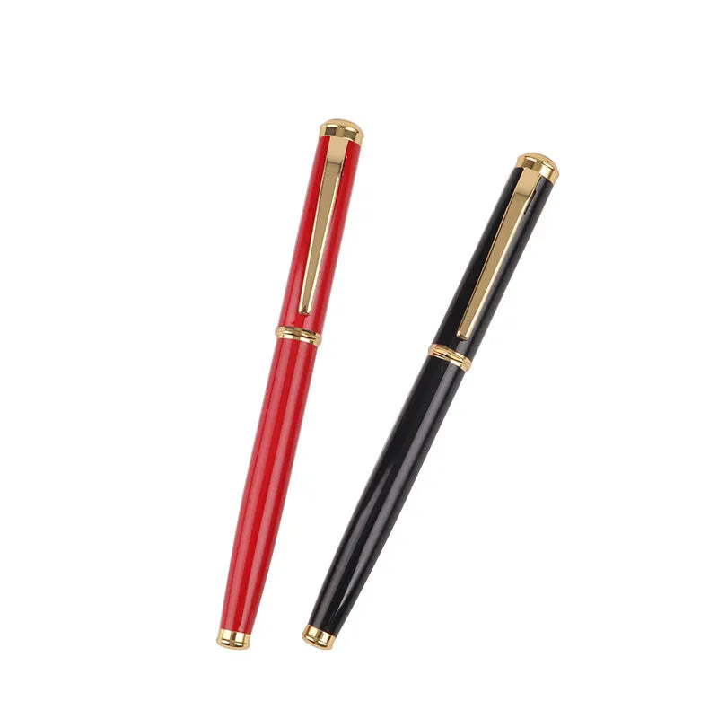 Metal ballpoint pen with 0.5mm tip in red and black colour options