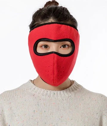 Breathable autumn and winter face masks made of premium microfiber for warmth and style