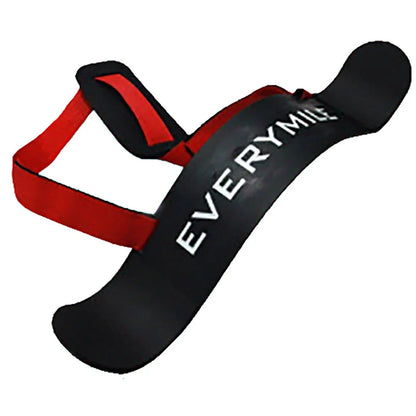 Black aluminium alloy dumbbell curling support plate with 15cm diameter and 2.5kg weight