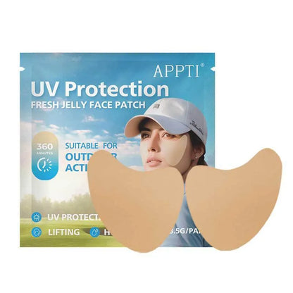 Transparent UV-proof disposable eyes mask for outdoor sports protection in 10-pair packaging