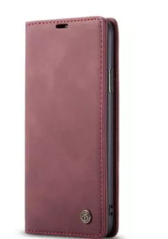 Caseme Vintage Flip Anti-Drop iPhone Case with built-in wallet holder in multiple colors