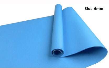 EVA Fitness Composite Yoga Mat in various colors with anti-slip surface