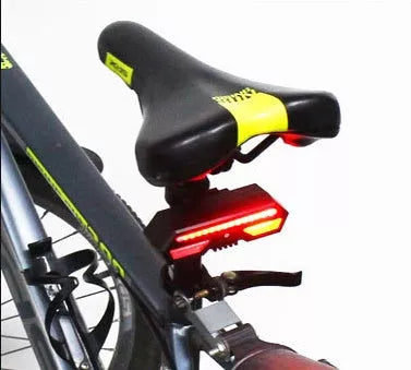 Bicycle Smart Tail Light with wireless remote and IPX4 waterproof rating