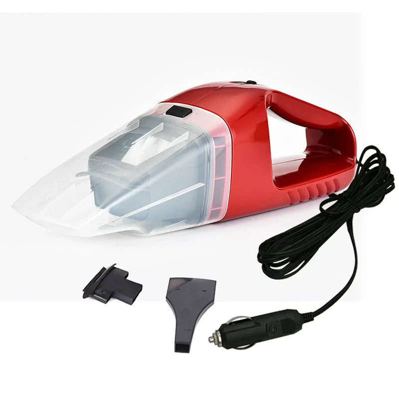 Portable car vacuum cleaner in multiple colors with powerful suction for car cleaning