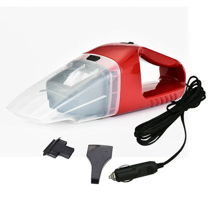 Portable car vacuum cleaner in multiple colors with powerful suction for car cleaning