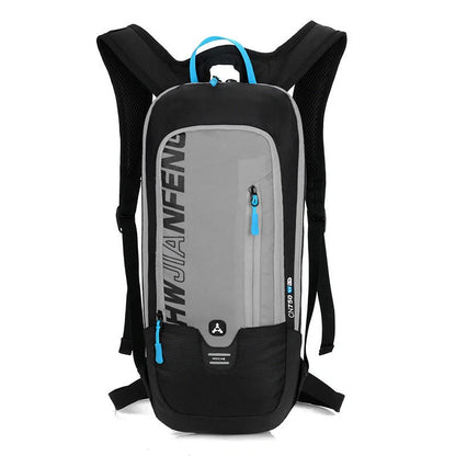 Medium cloth outdoor cycling backpack with balanced dimensions for even weight distribution