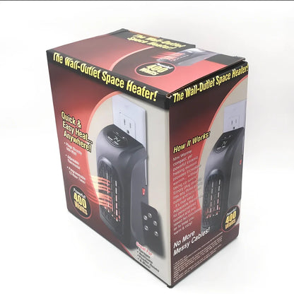 Flame Heater mini household heater with flame retardant ABS construction and 500W heating capacity