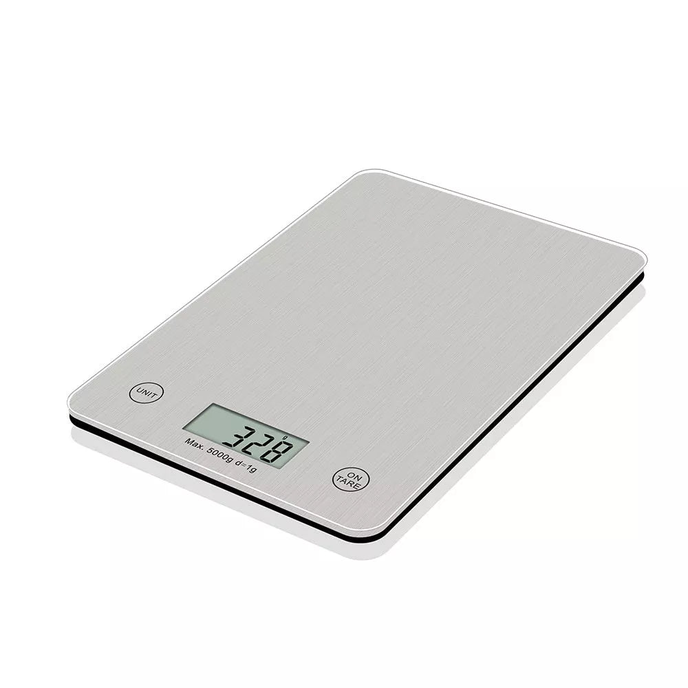 High-precision Kitchen Electronic Scale with LCD screen on white background