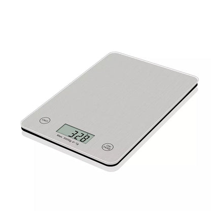 High-precision Kitchen Electronic Scale with LCD screen on white background