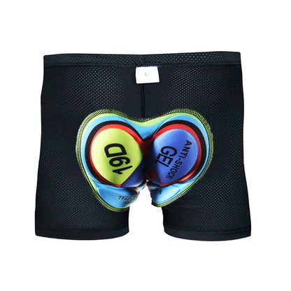 Cycling shorts with 3D shock-resistant gel pads for long-distance comfort