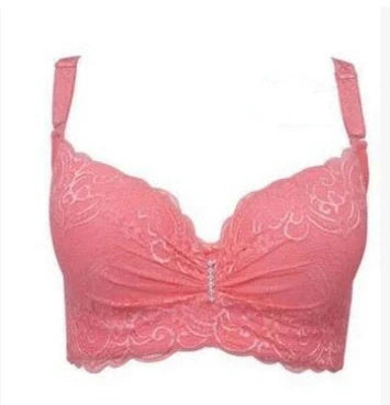 Uplifting lace bralette in various colors and sizes, featuring supportive design for natural lift and all-day comfort.