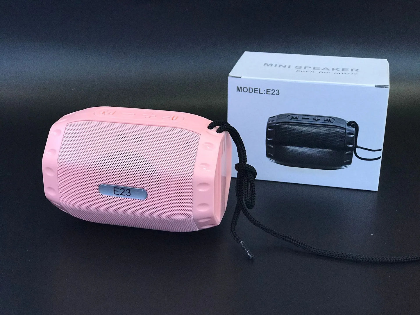 Small wireless USB card Bluetooth speaker in black, blue, pink, or purple colour options