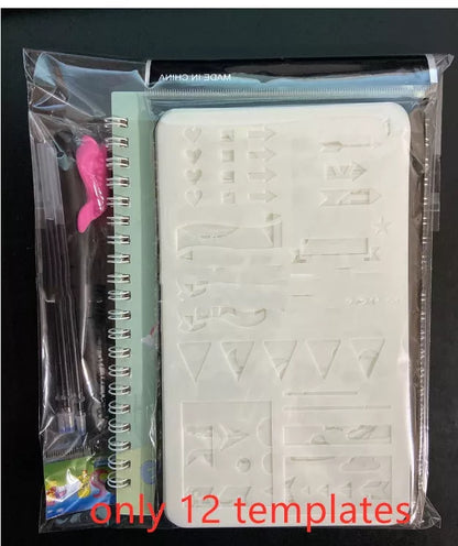 Magic Calligraphy Stickers Set for English Practice - 13x19cm